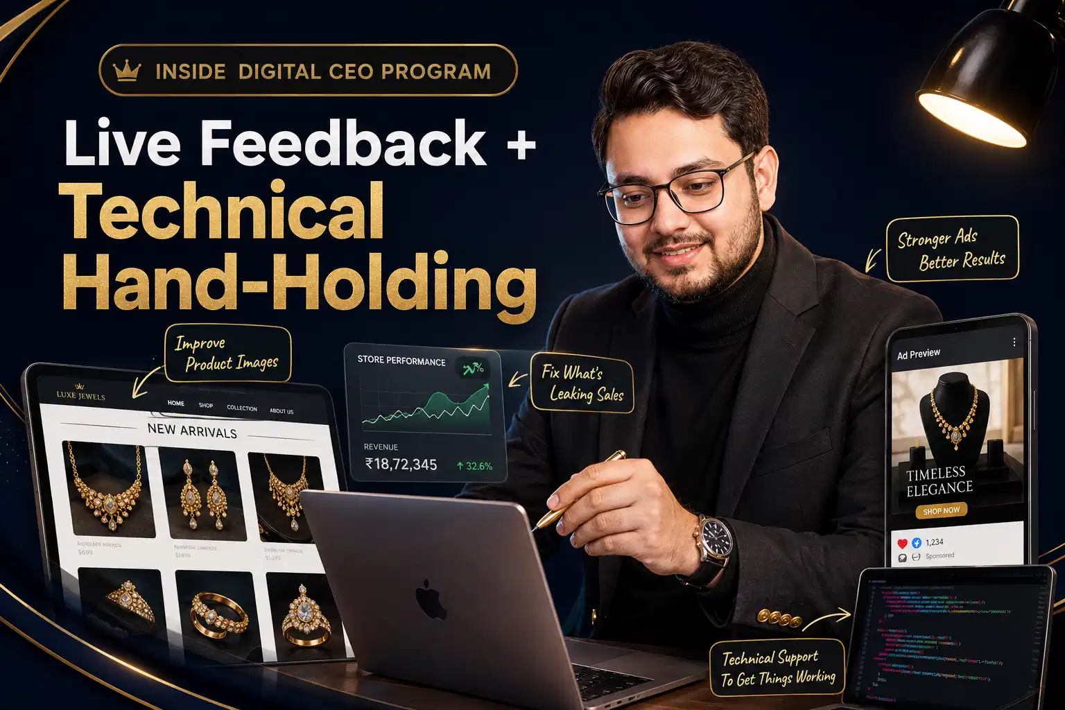 Livefeedbackplustechnicalhandholding